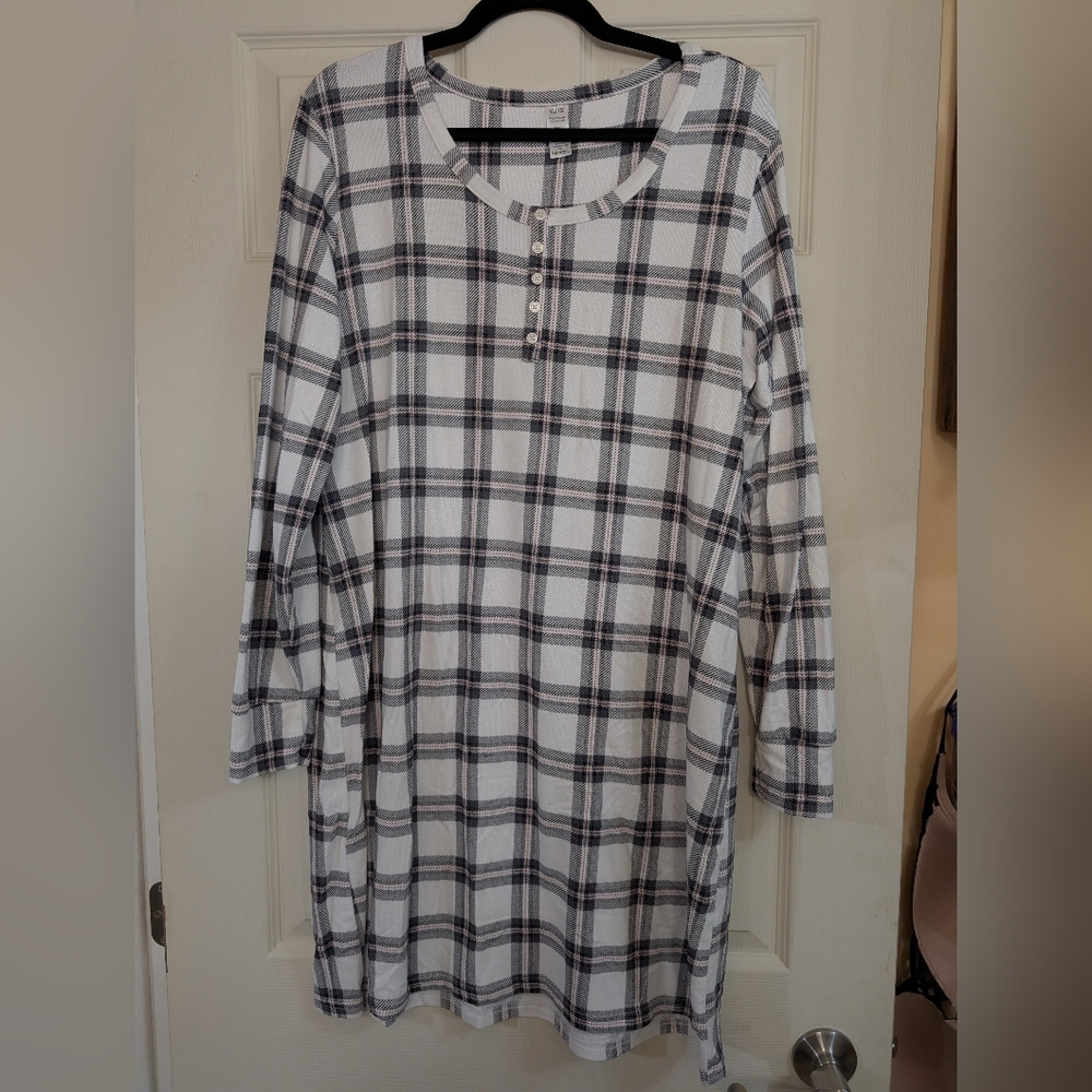 Plaid Night Shirt XL (PJ02)